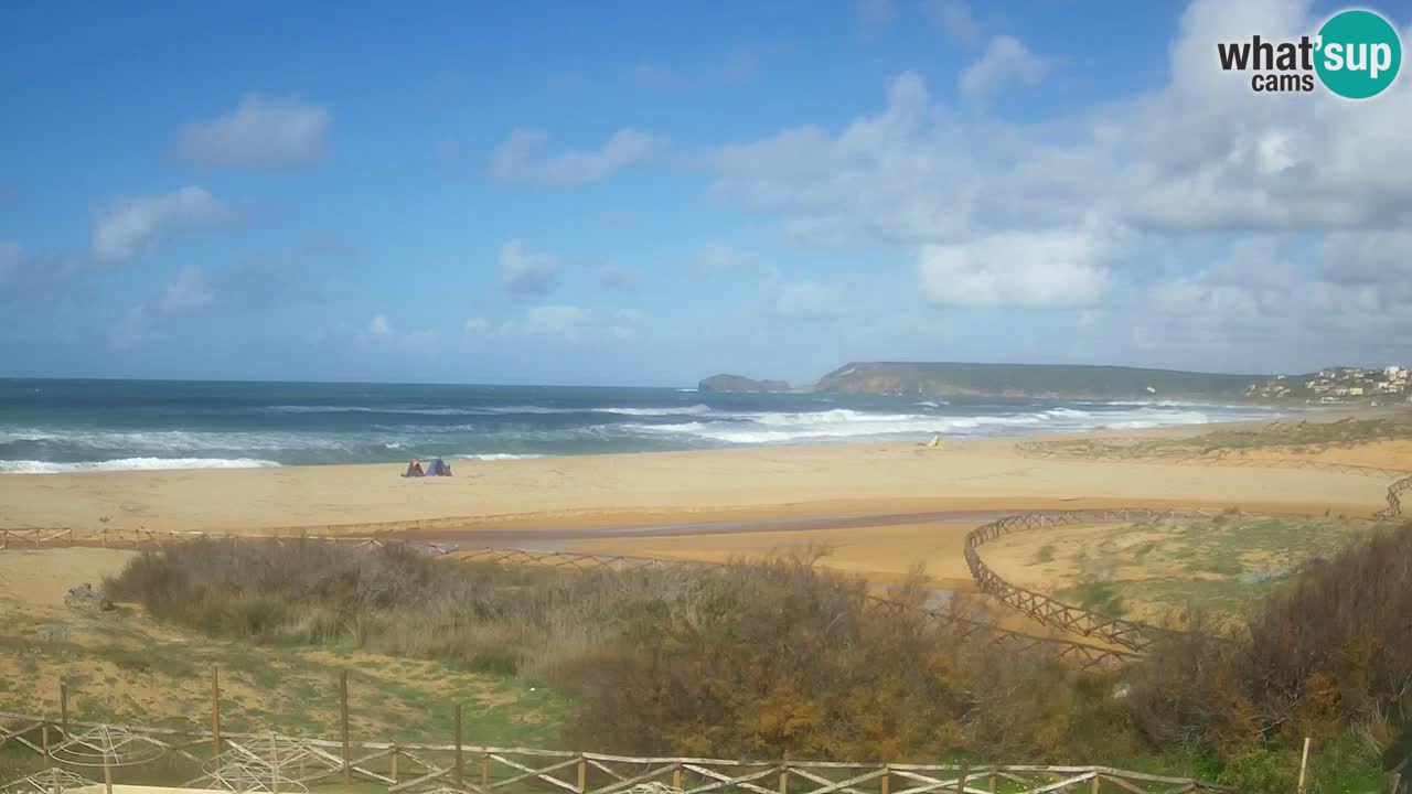 Webcam Torre dei Corsari – Vue en direct sur la plage depuis Punta Usai