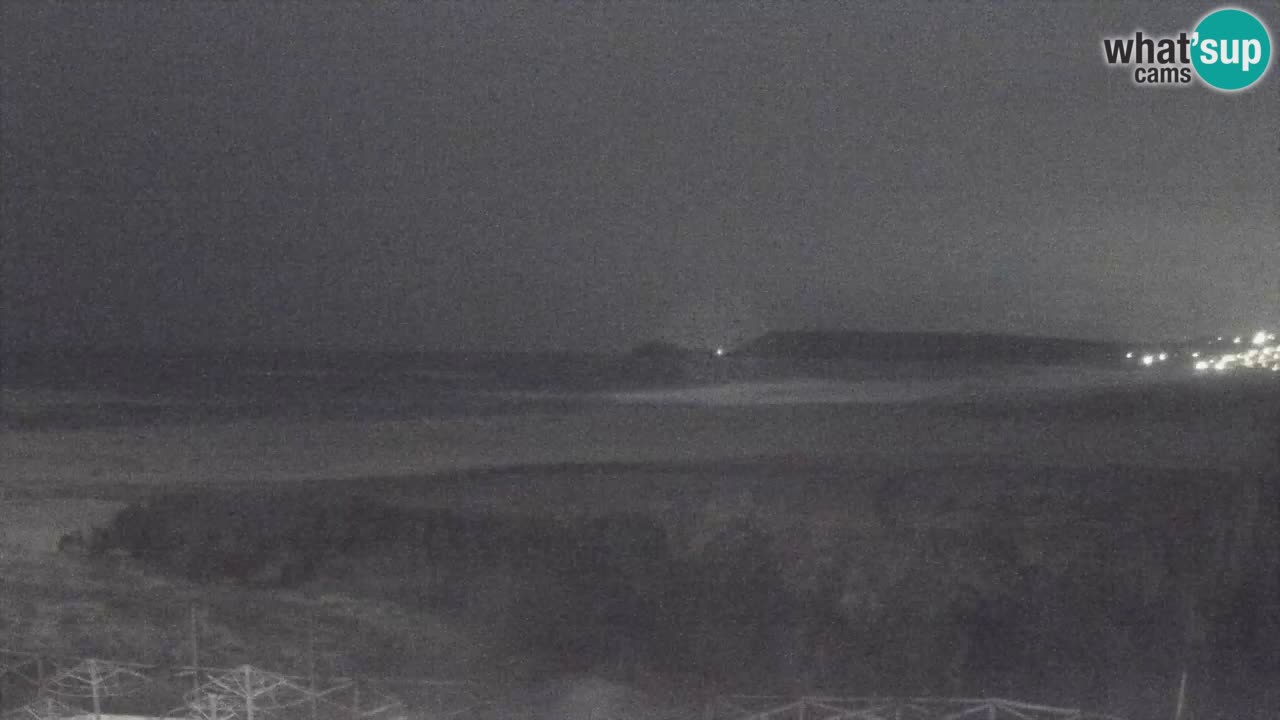 Cámara web Torre dei Corsari – Vista en directo de la playa desde Punta Usai