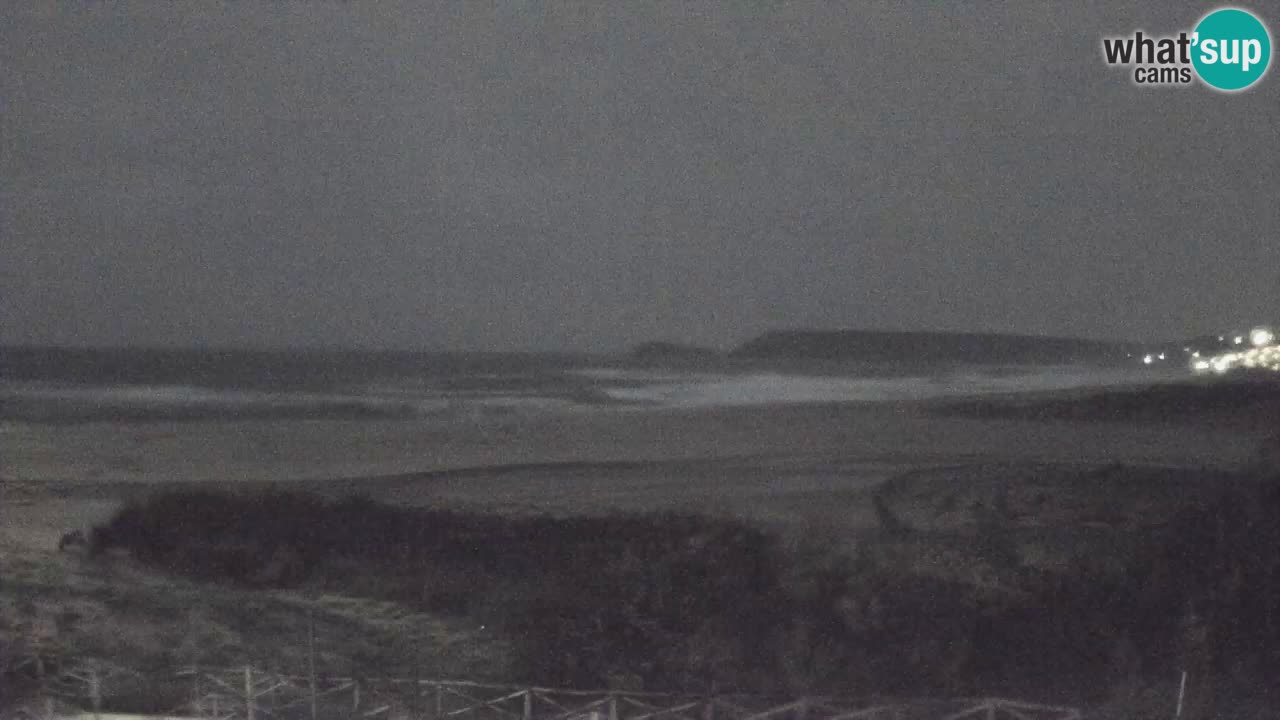 Webcam Torre dei Corsari – Vista live sulla spiaggia da Punta Usai