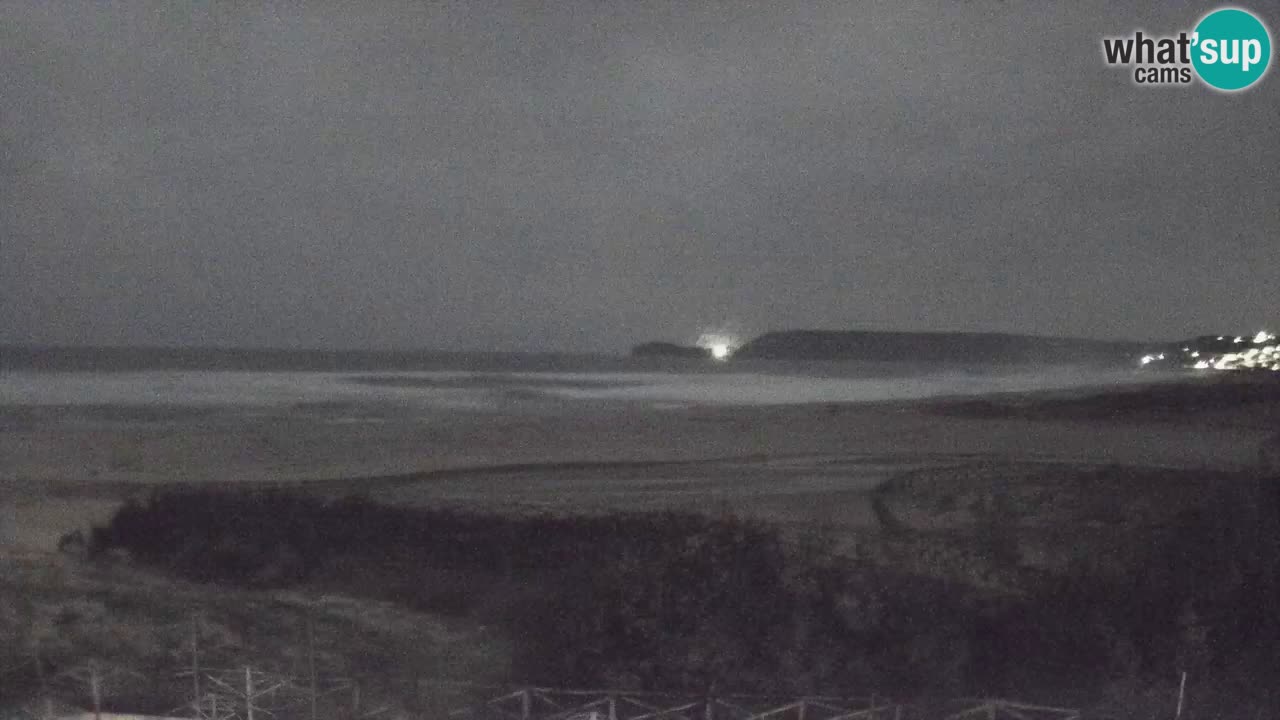 Cámara web Torre dei Corsari – Vista en directo de la playa desde Punta Usai