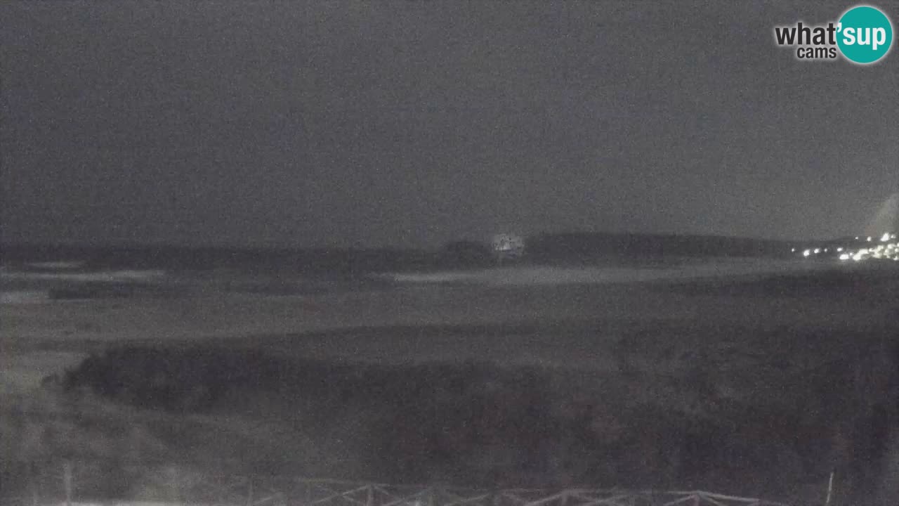 Cámara web Torre dei Corsari – Vista en directo de la playa desde Punta Usai