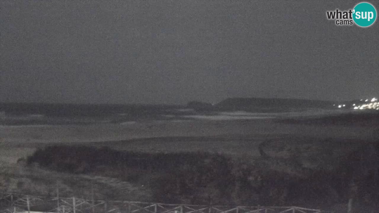 Cámara web Torre dei Corsari – Vista en directo de la playa desde Punta Usai