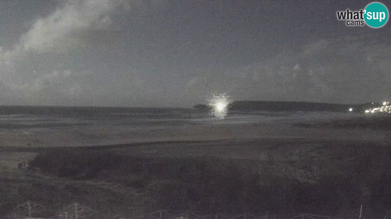 Cámara web Torre dei Corsari – Vista en directo de la playa desde Punta Usai