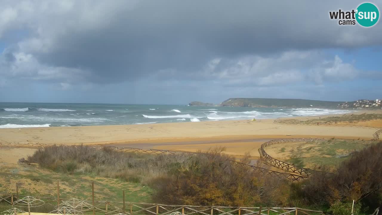 Cámara web Torre dei Corsari – Vista en directo de la playa desde Punta Usai