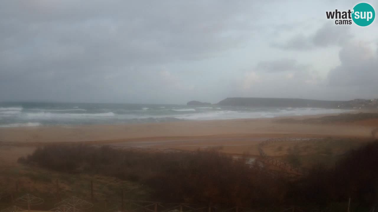 Webcam Torre dei Corsari – Liveblick auf den Strand von Punta Usai