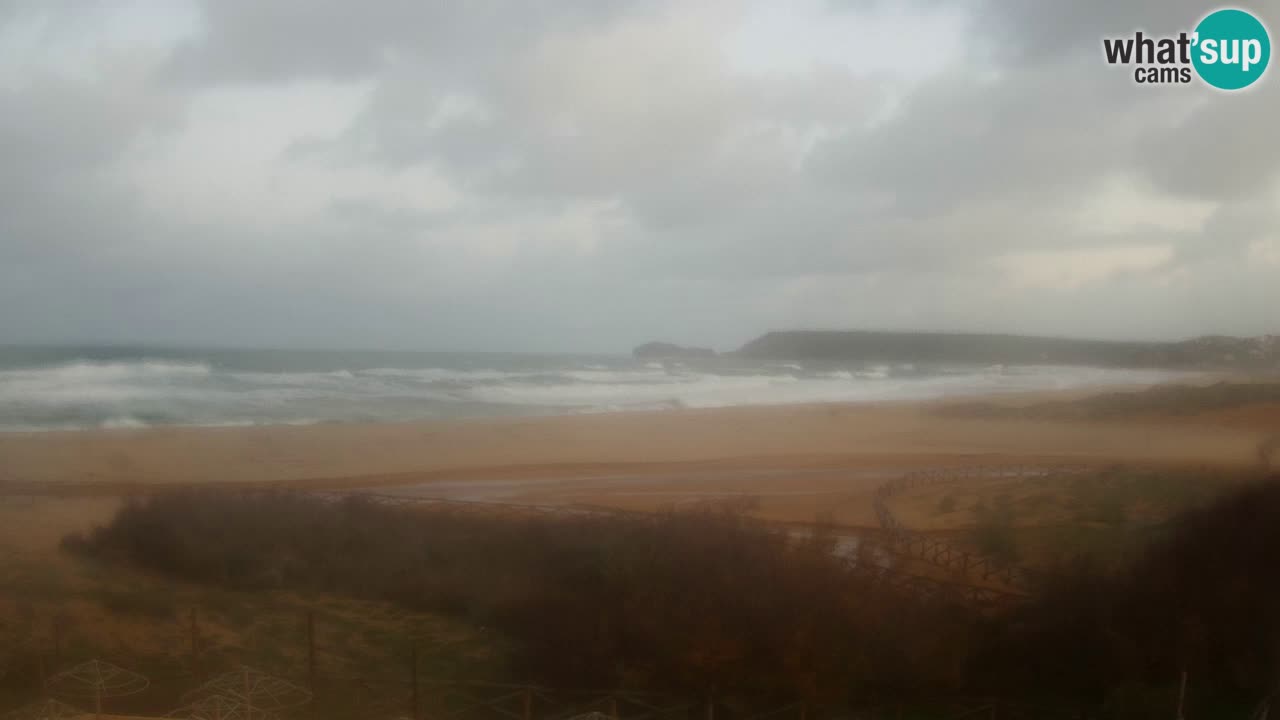 Webcam Torre dei Corsari – Live Beach View from Punta Usai