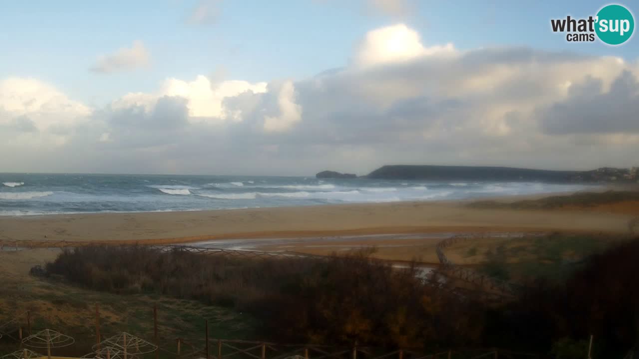 Webcam Torre dei Corsari – Live Beach View from Punta Usai