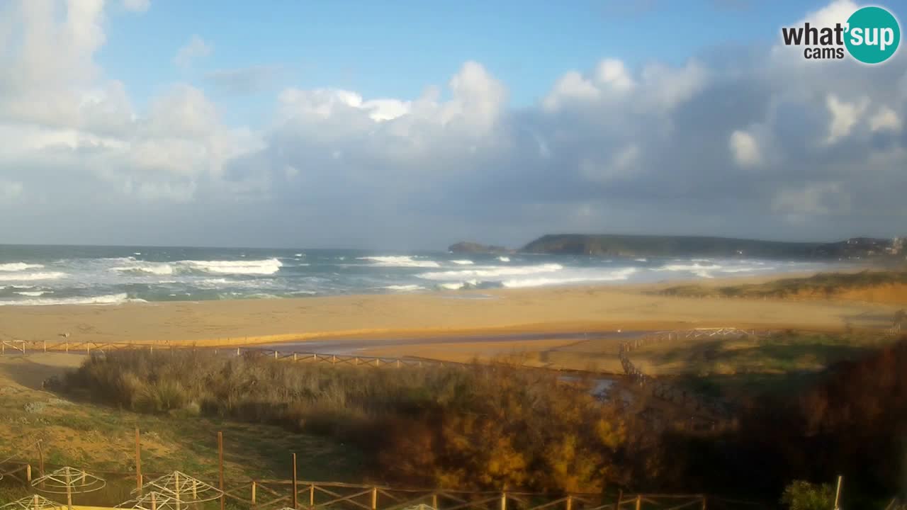 Webcam Torre dei Corsari – Vista live sulla spiaggia da Punta Usai