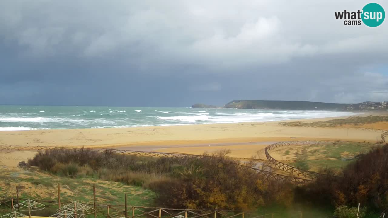 Webcam Torre dei Corsari – Liveblick auf den Strand von Punta Usai