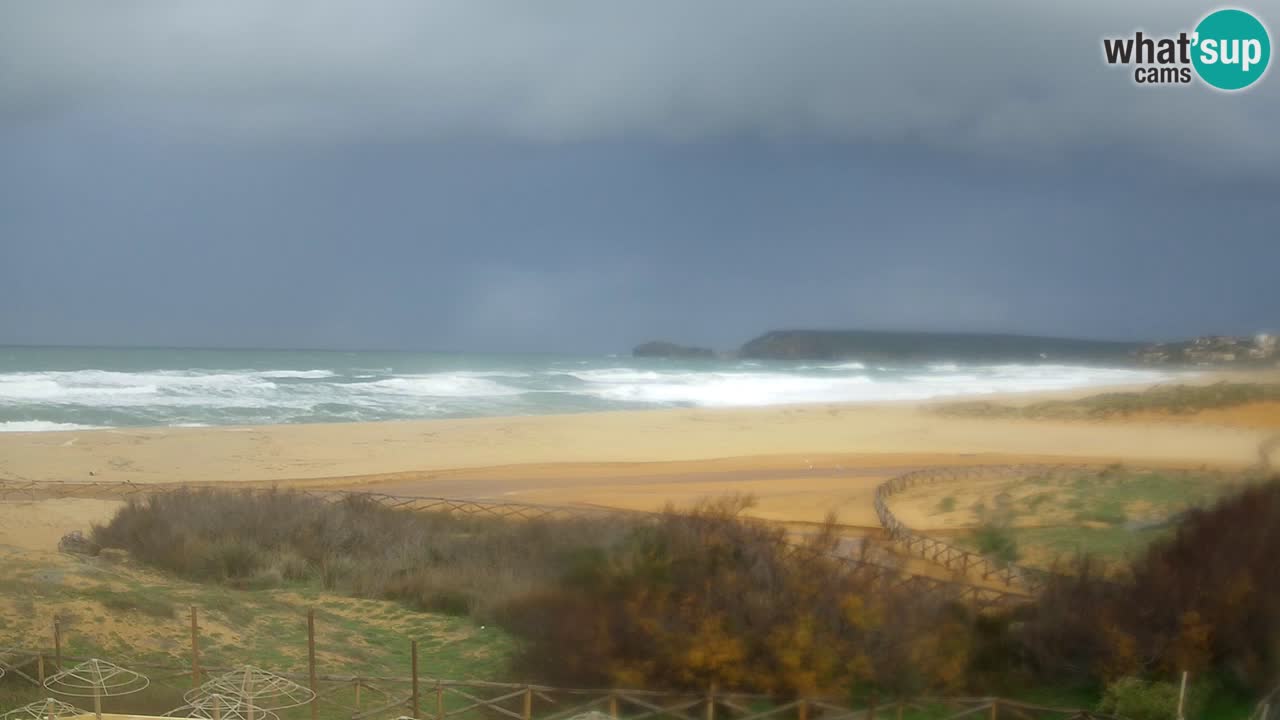 Webcam Torre dei Corsari – Live Beach View from Punta Usai
