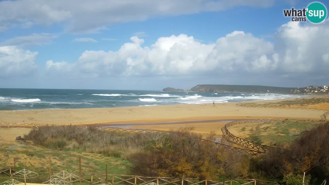 Webcam Torre dei Corsari – Vue en direct sur la plage depuis Punta Usai