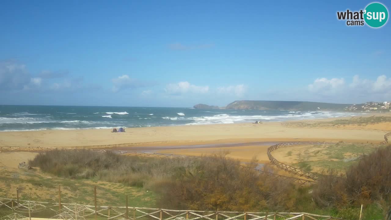 Spletna kamera Torre dei Corsari – Pogled v živo na plažo s Punta Usai