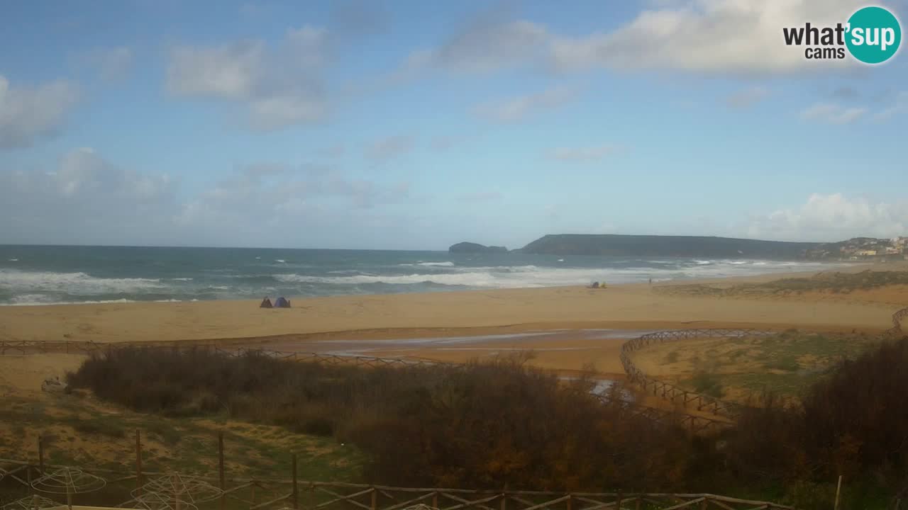 Webcam Torre dei Corsari – Vista live sulla spiaggia da Punta Usai