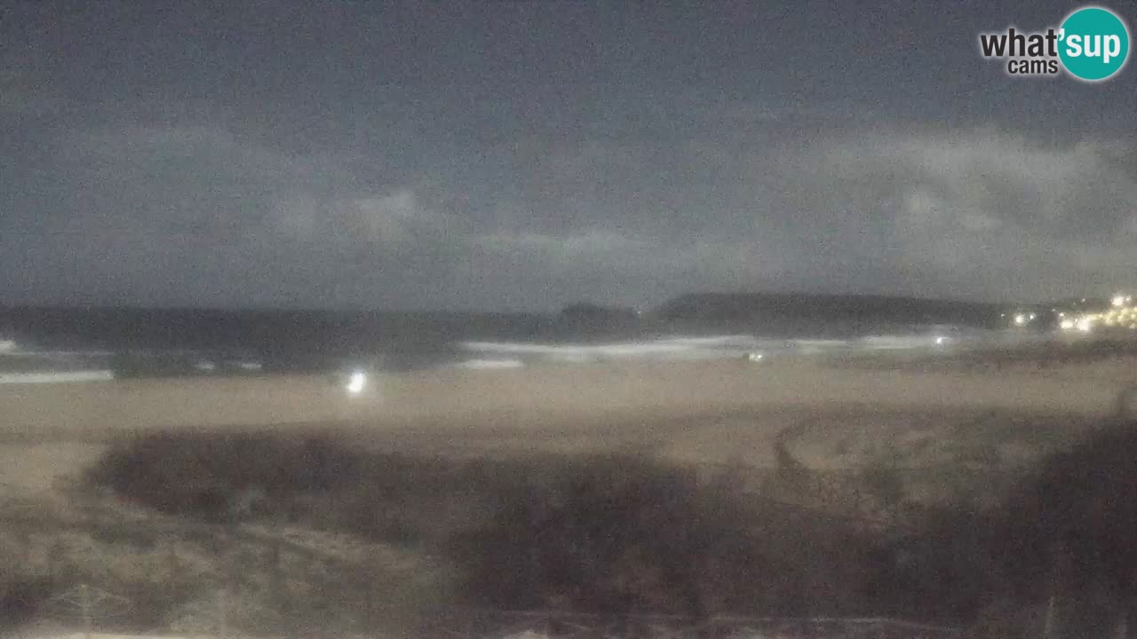 Webcam Torre dei Corsari – Vista live sulla spiaggia da Punta Usai