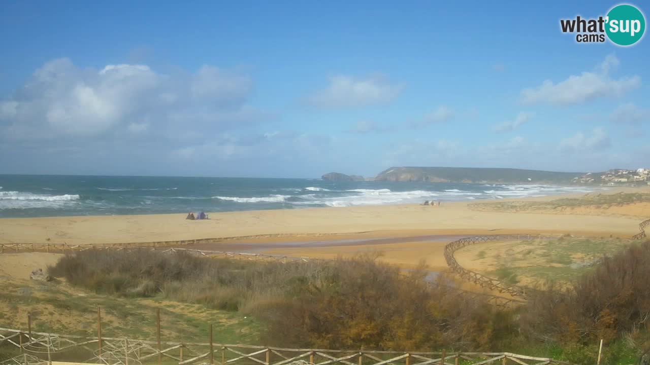 Webcam Torre dei Corsari – Vue en direct sur la plage depuis Punta Usai