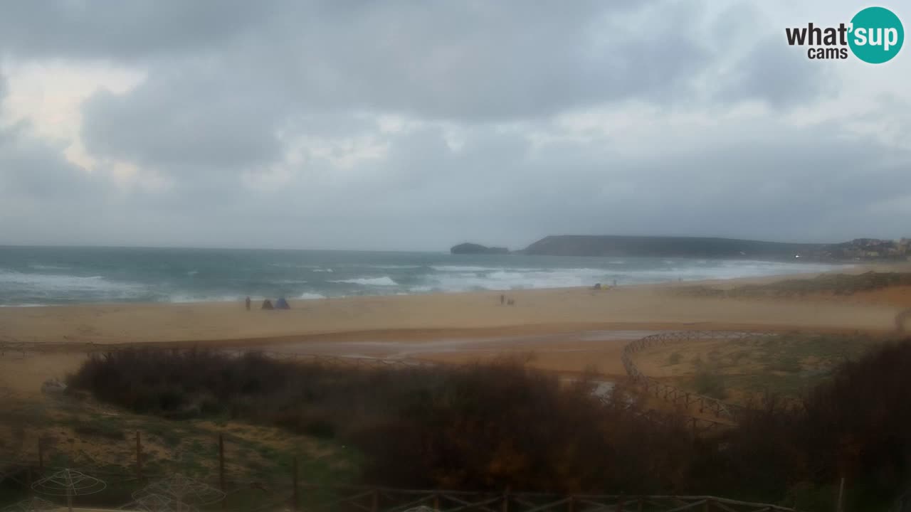 Cámara web Torre dei Corsari – Vista en directo de la playa desde Punta Usai