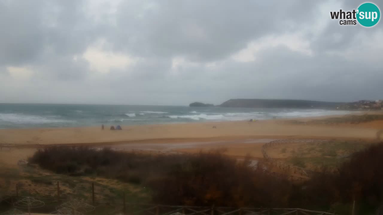 Cámara web Torre dei Corsari – Vista en directo de la playa desde Punta Usai