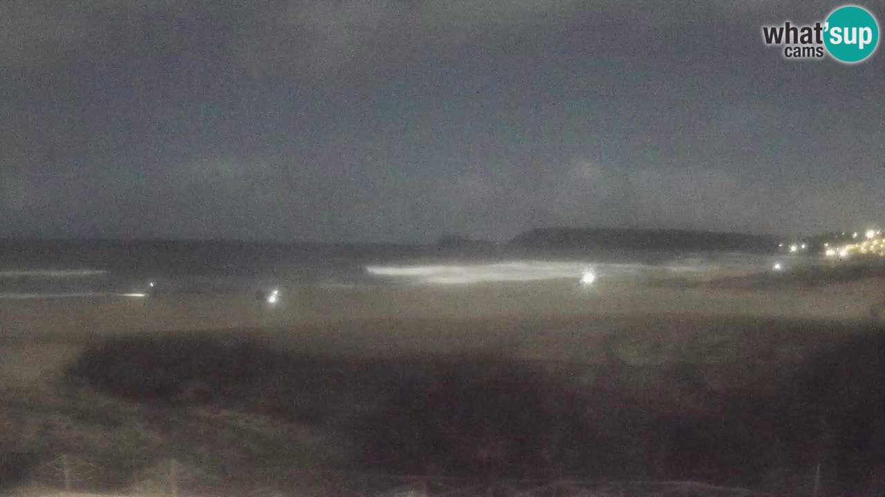 Cámara web Torre dei Corsari – Vista en directo de la playa desde Punta Usai