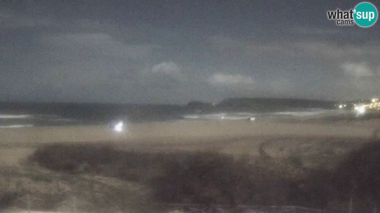 Webcam Torre dei Corsari – Vista live sulla spiaggia da Punta Usai