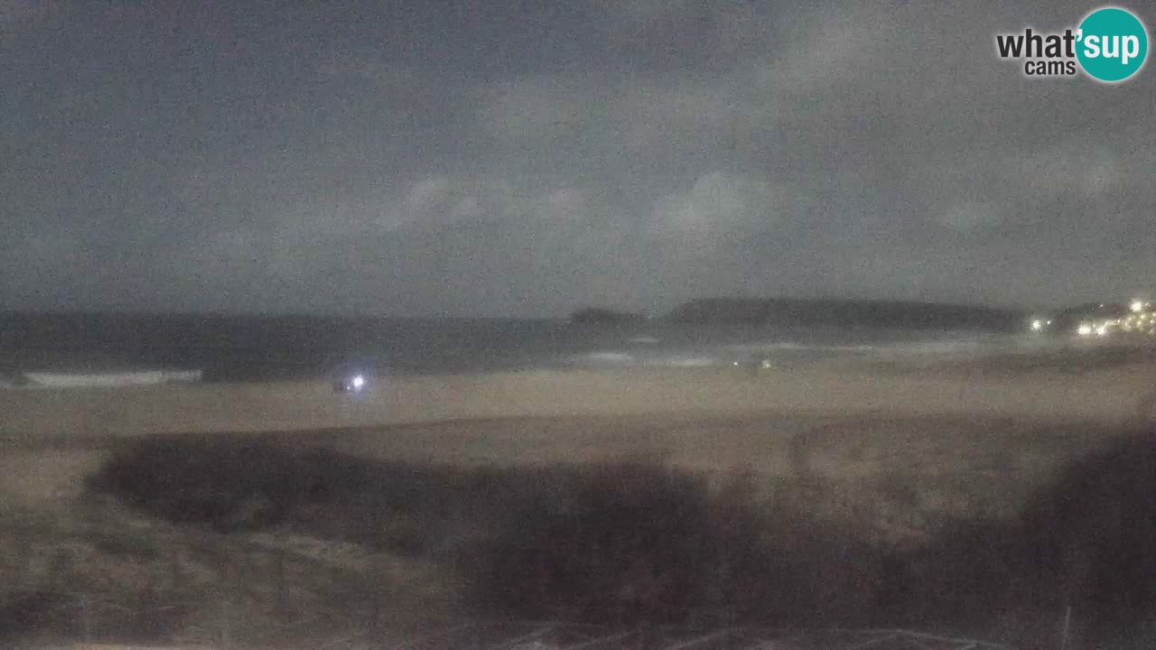 Webcam Torre dei Corsari – Vista live sulla spiaggia da Punta Usai