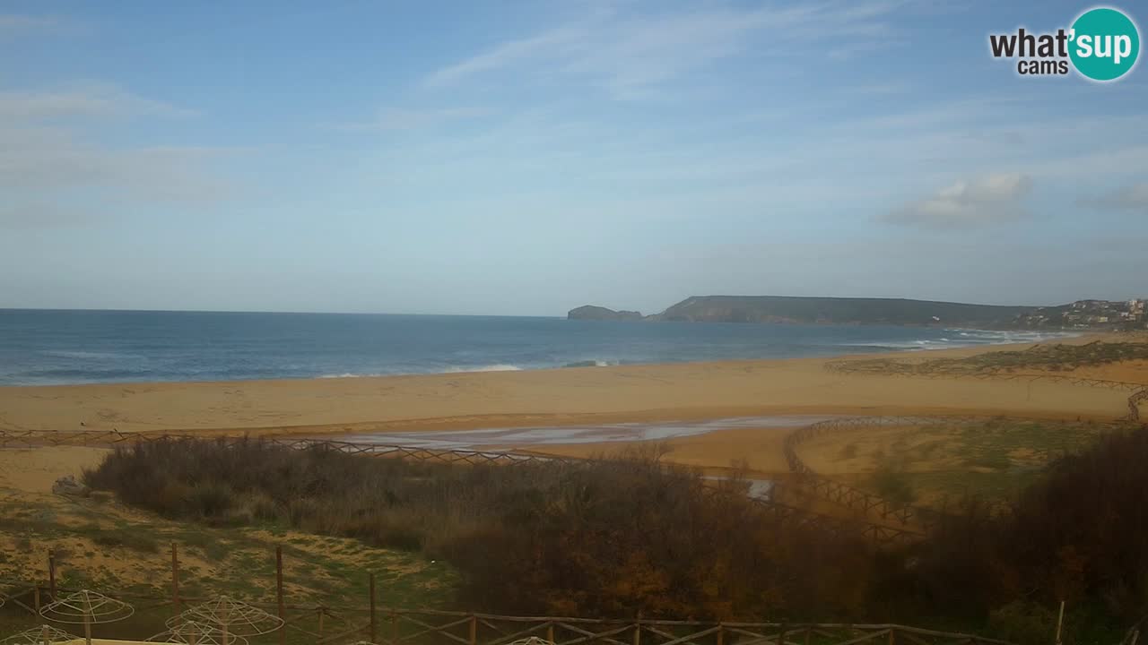 Webcam Torre dei Corsari – Vue en direct sur la plage depuis Punta Usai
