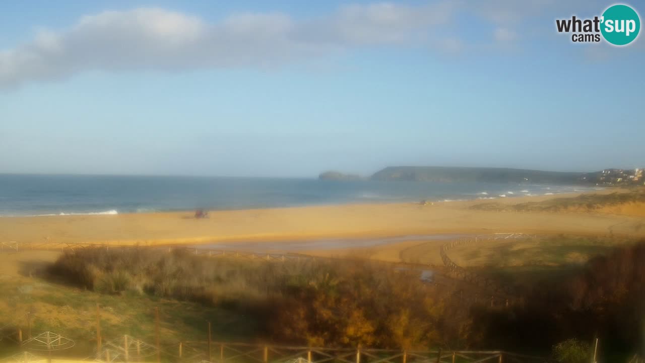 Webcam Torre dei Corsari – Vista live sulla spiaggia da Punta Usai