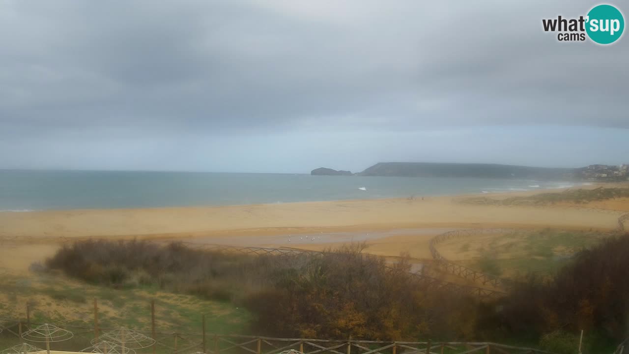 Cámara web Torre dei Corsari – Vista en directo de la playa desde Punta Usai