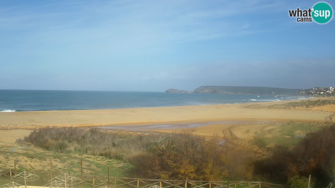 Webcam Torre dei Corsari – Vue en direct sur la plage depuis Punta Usai