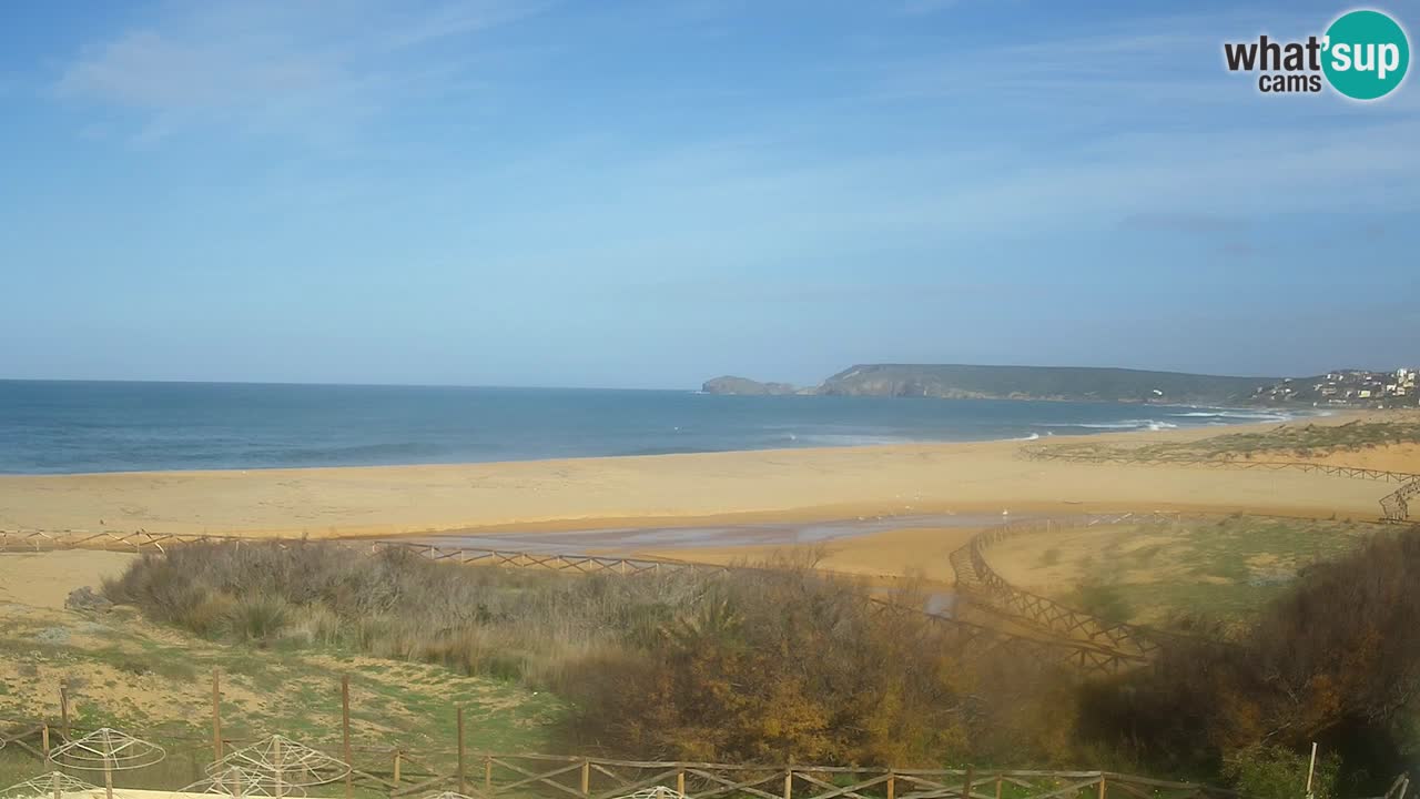 Webcam Torre dei Corsari – Vista live sulla spiaggia da Punta Usai