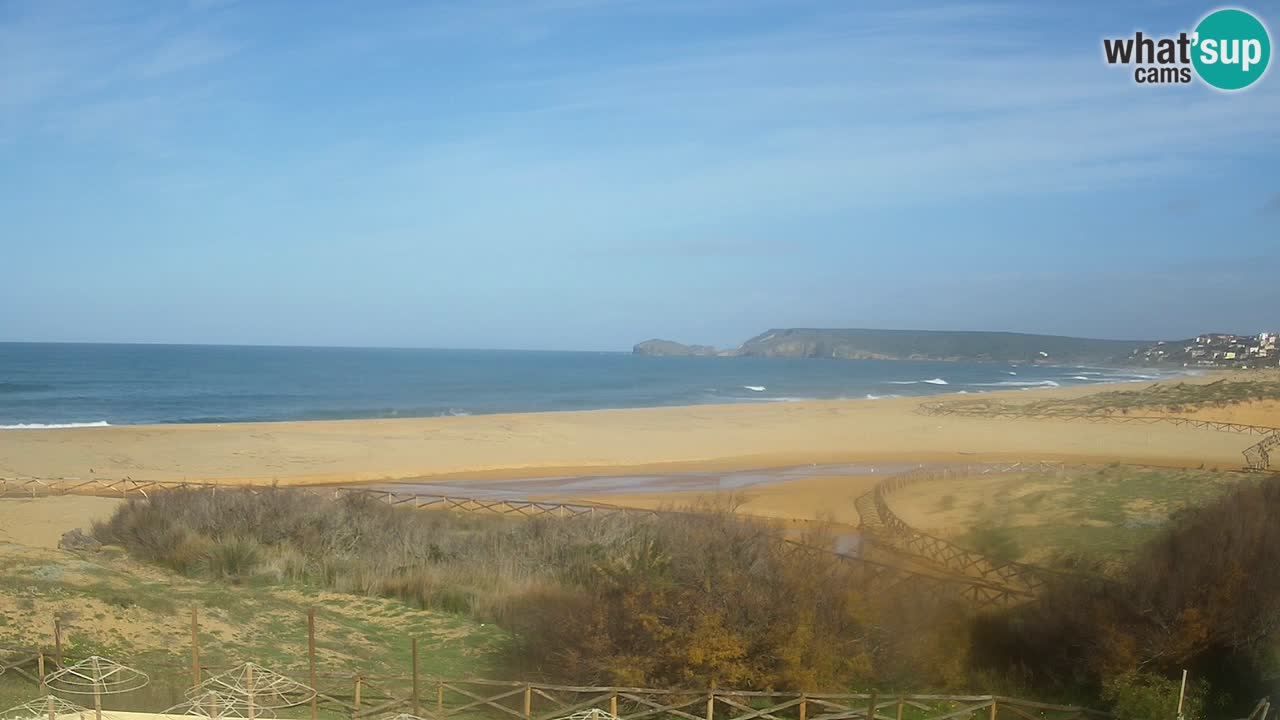 Webcam Torre dei Corsari – Liveblick auf den Strand von Punta Usai