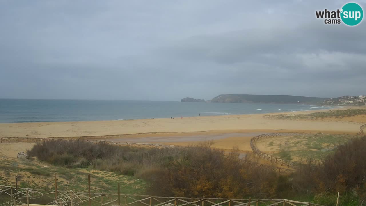 Webcam Torre dei Corsari – Vista live sulla spiaggia da Punta Usai