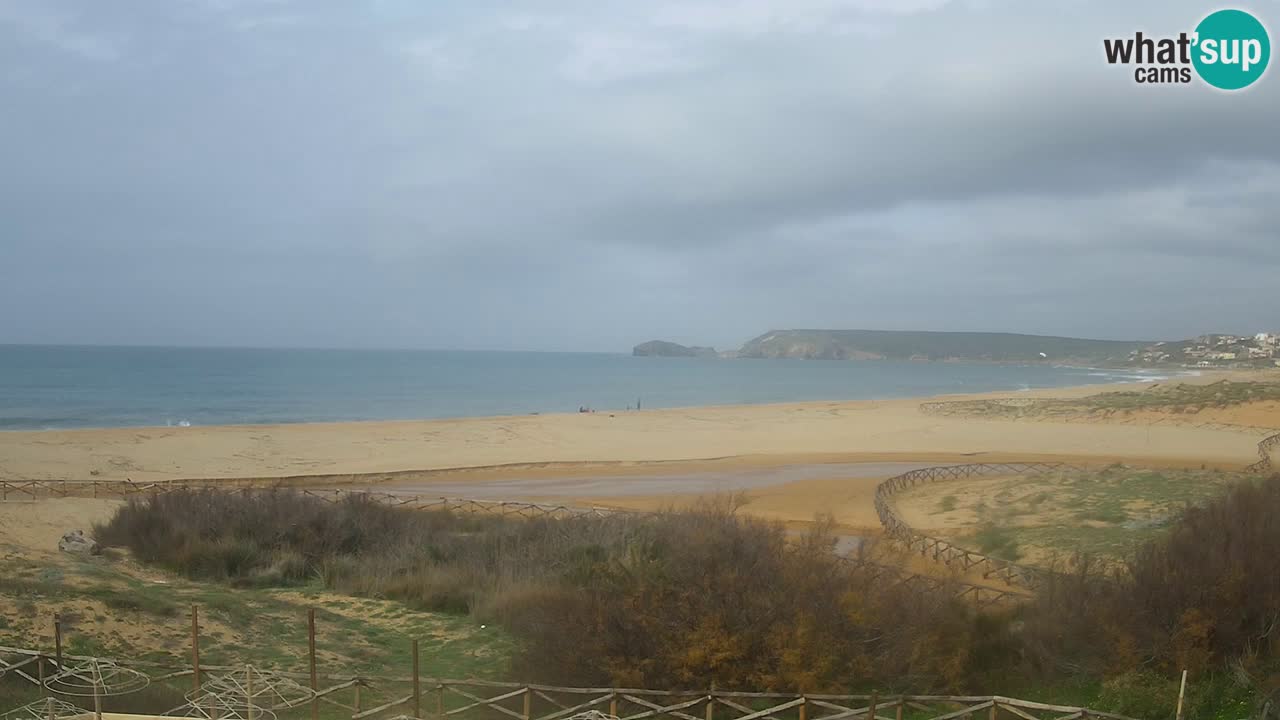 Cámara web Torre dei Corsari – Vista en directo de la playa desde Punta Usai