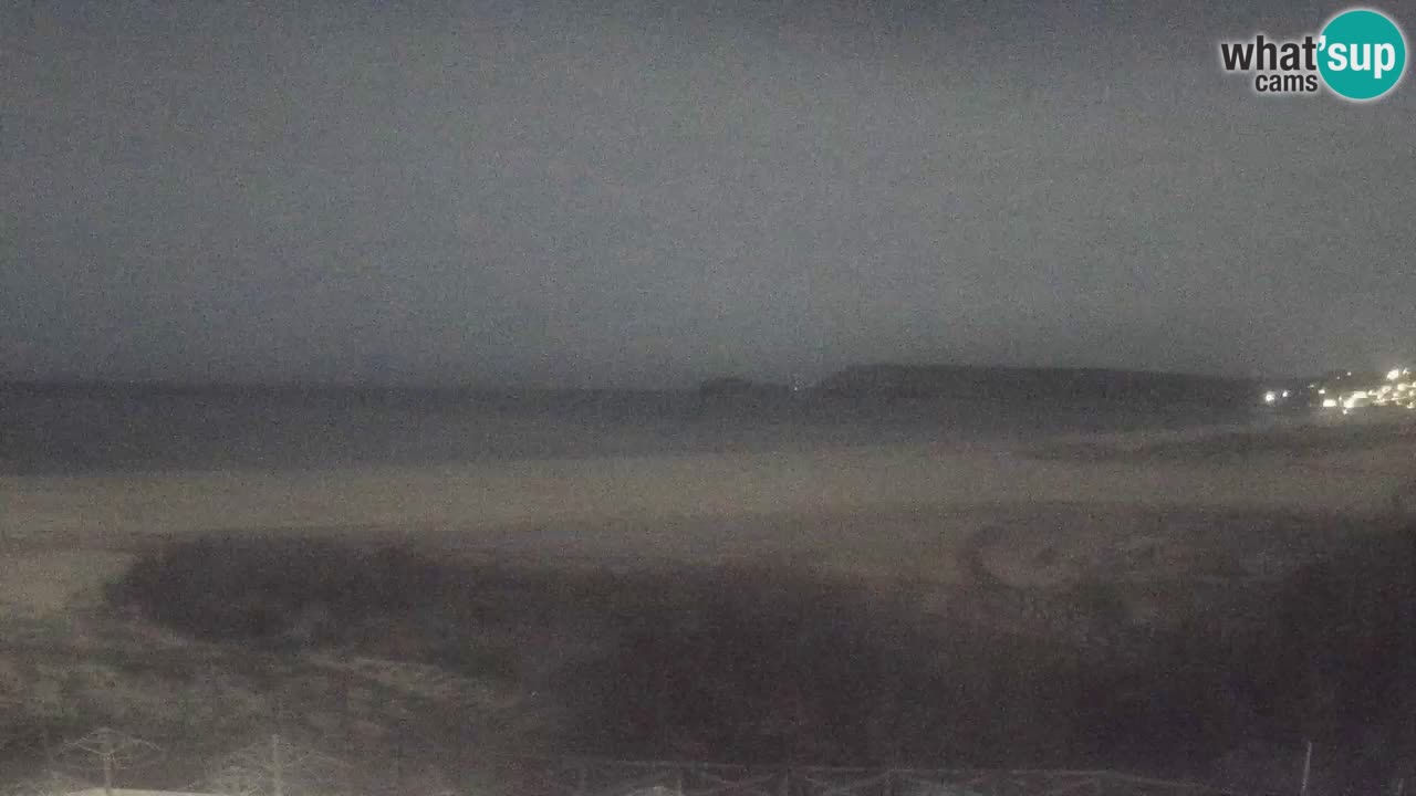 Webcam Torre dei Corsari – Vista live sulla spiaggia da Punta Usai