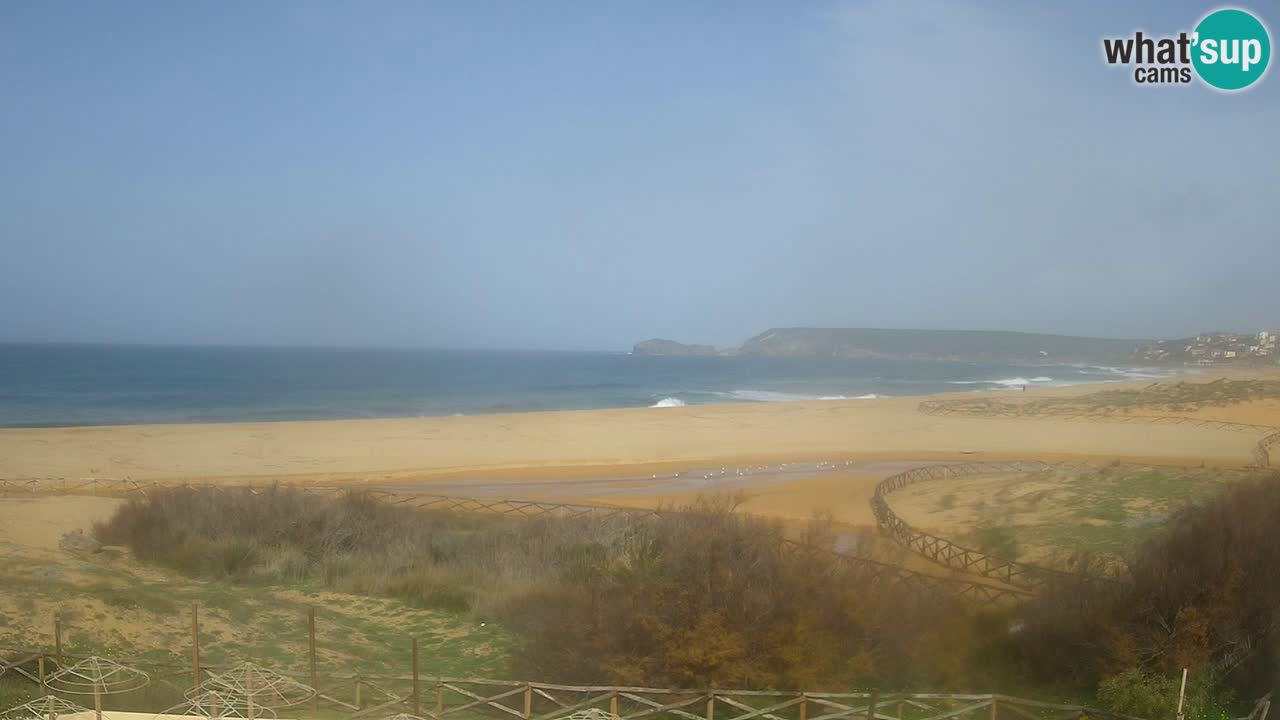Webcam Torre dei Corsari – Liveblick auf den Strand von Punta Usai