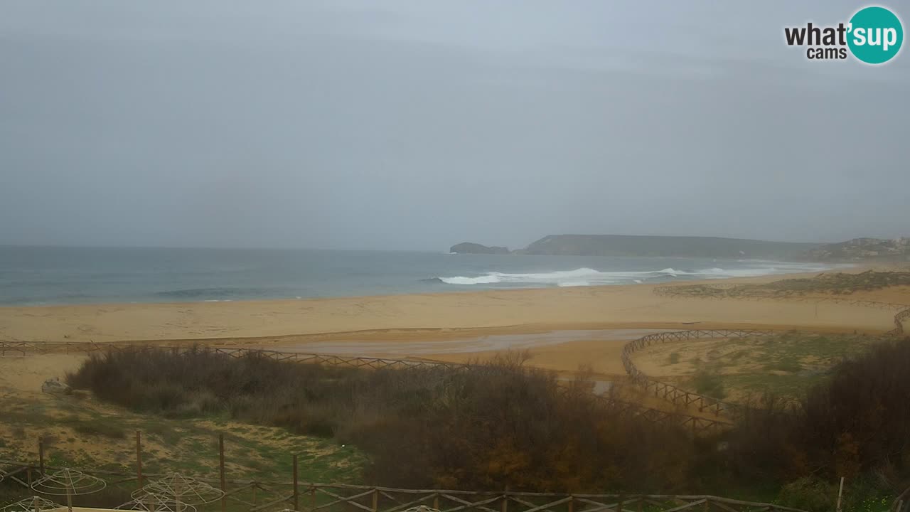 Cámara web Torre dei Corsari – Vista en directo de la playa desde Punta Usai