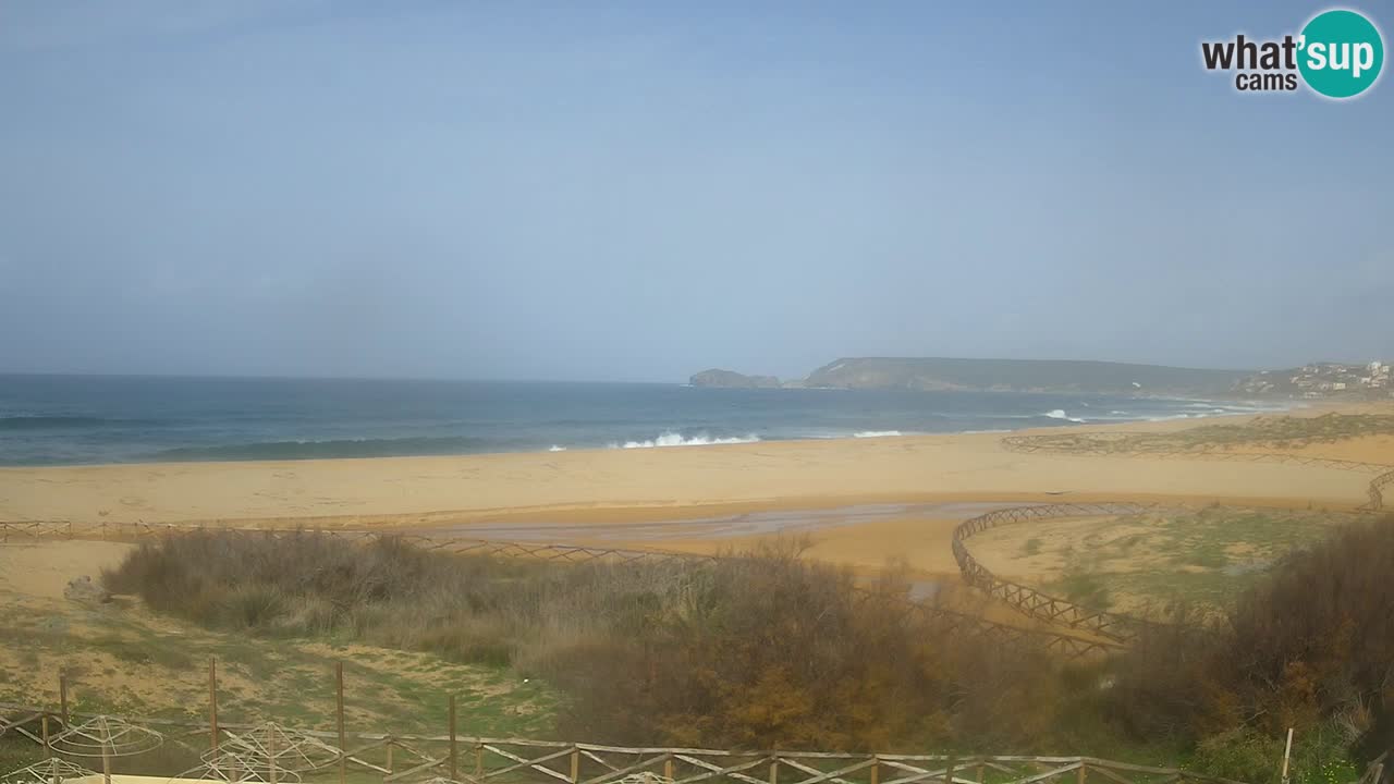 Webcam Torre dei Corsari – Vista live sulla spiaggia da Punta Usai