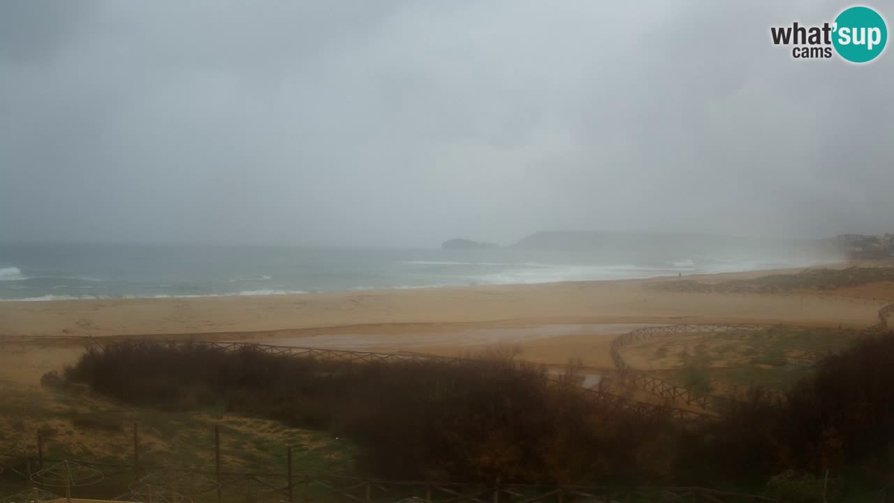 Webcam Torre dei Corsari – Vista live sulla spiaggia da Punta Usai