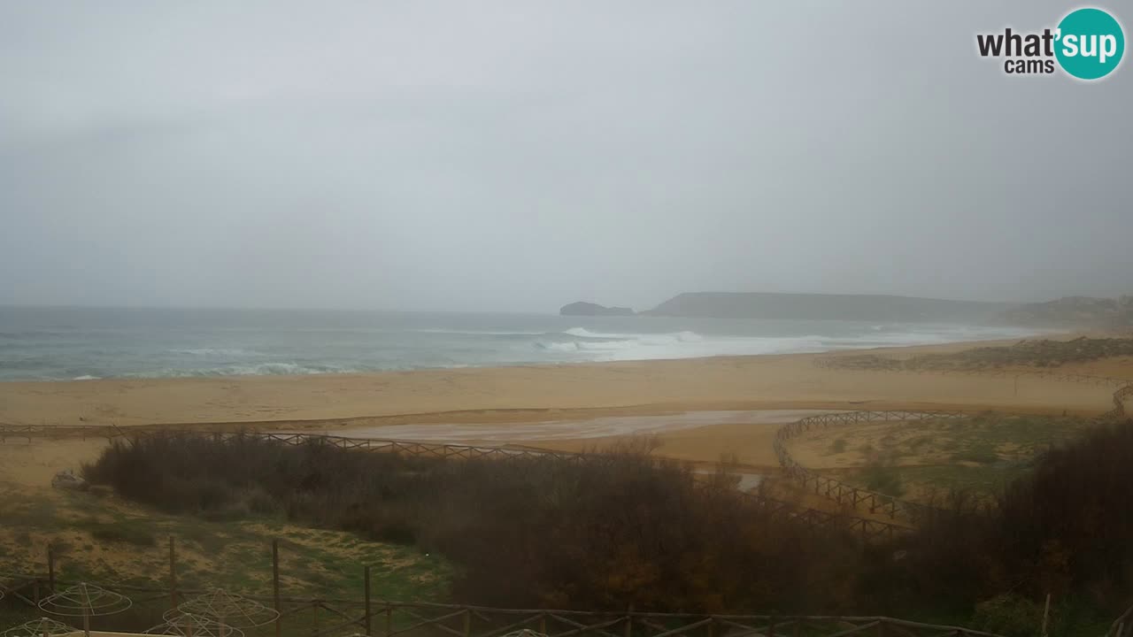 Webcam Torre dei Corsari – Vue en direct sur la plage depuis Punta Usai