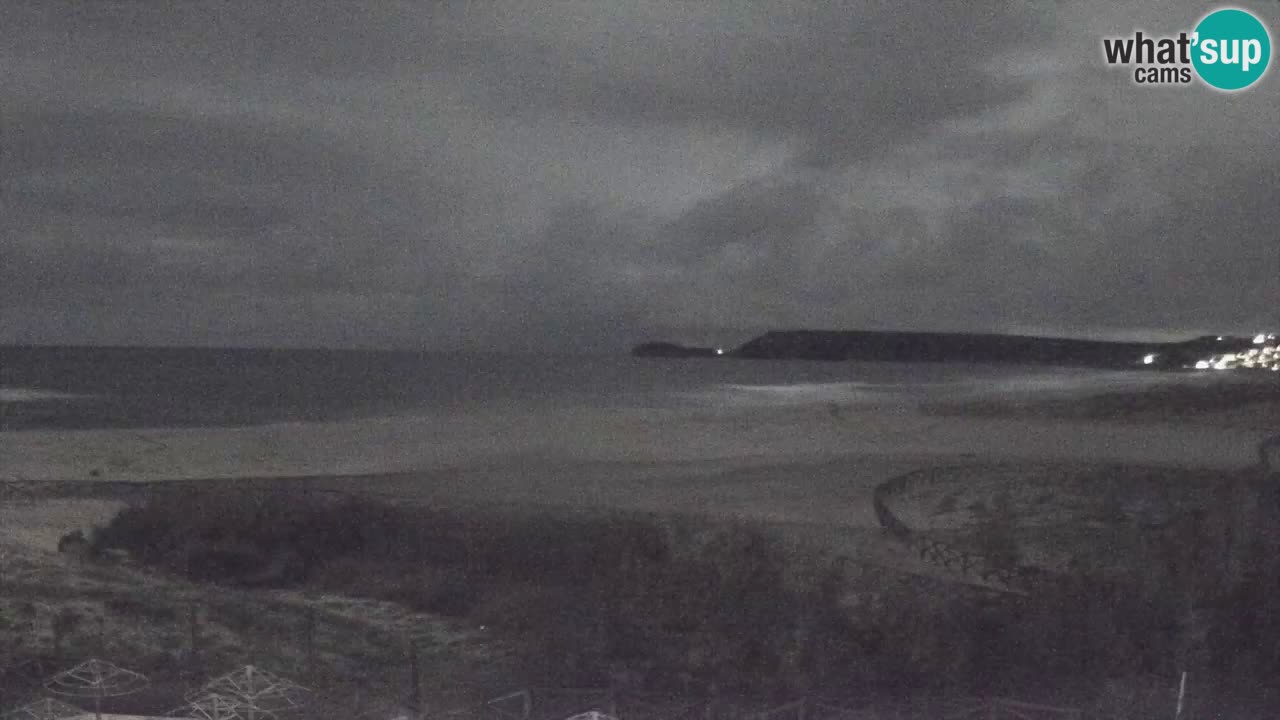 Cámara web Torre dei Corsari – Vista en directo de la playa desde Punta Usai