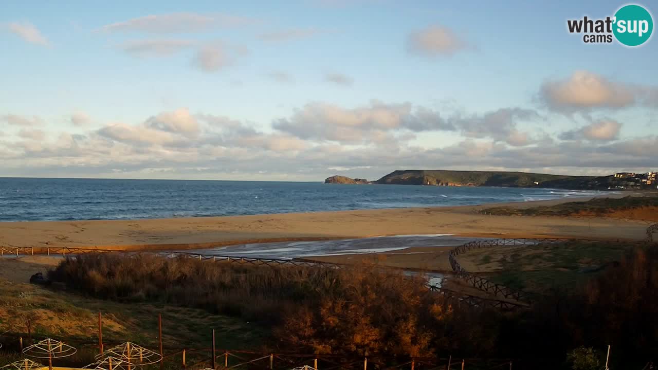 Webcam Torre dei Corsari – Liveblick auf den Strand von Punta Usai