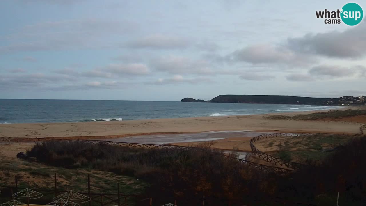 Webcam Torre dei Corsari – Vue en direct sur la plage depuis Punta Usai