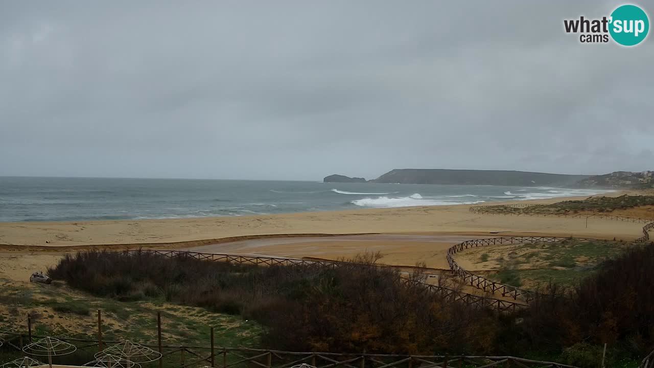 Webcam Torre dei Corsari – Vista live sulla spiaggia da Punta Usai