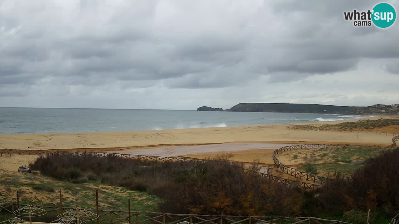 Web kamera Torre dei Corsari – Pogled uživo na plažu s Punta Usai
