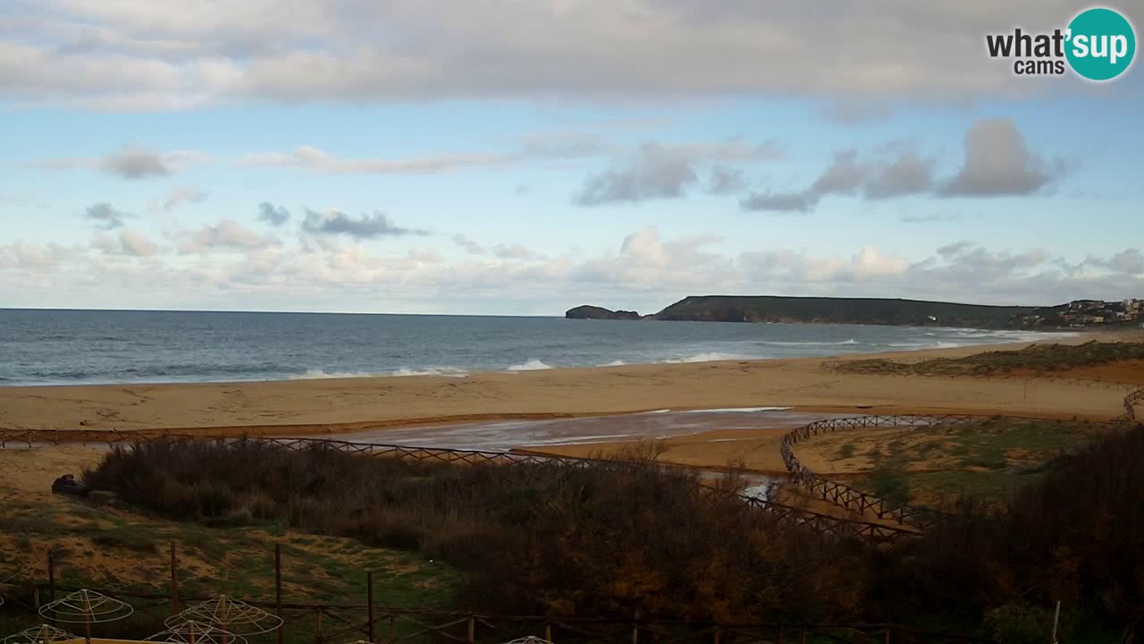 Webcam Torre dei Corsari – Vista live sulla spiaggia da Punta Usai