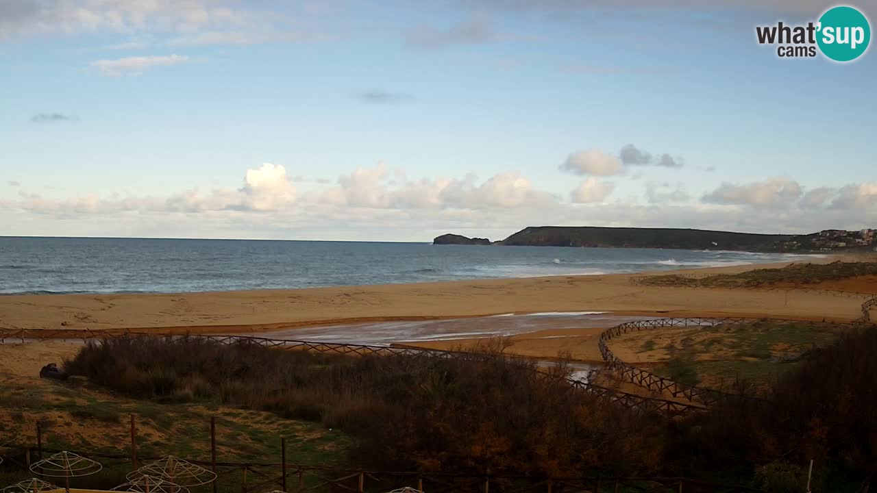 Cámara web Torre dei Corsari – Vista en directo de la playa desde Punta Usai