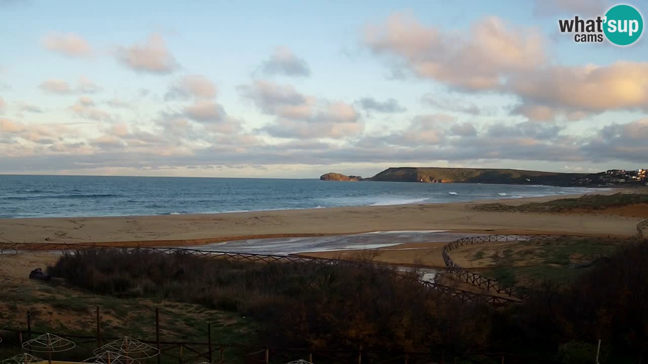 Webcam Torre dei Corsari – Vista live sulla spiaggia da Punta Usai
