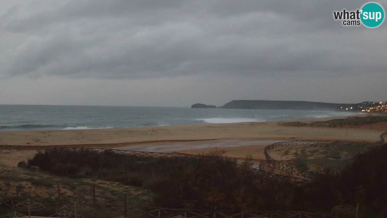 Webcam Torre dei Corsari – Liveblick auf den Strand von Punta Usai