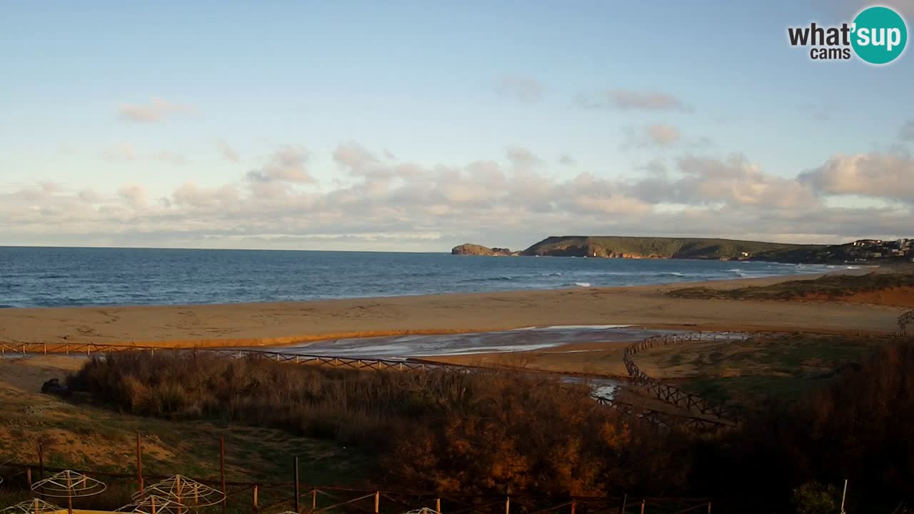 Webcam Torre dei Corsari – Vista live sulla spiaggia da Punta Usai