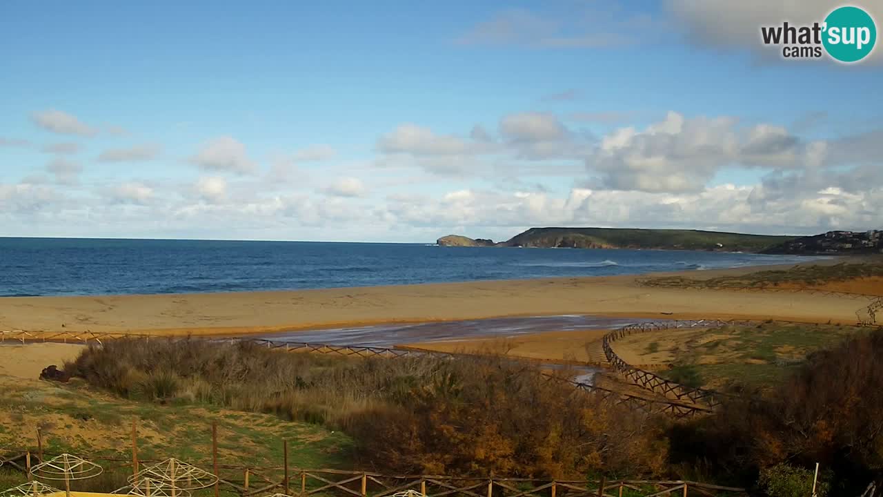 Webcam Torre dei Corsari – Liveblick auf den Strand von Punta Usai