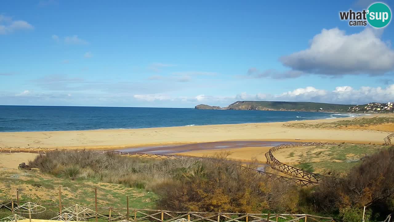 Webcam Torre dei Corsari – Liveblick auf den Strand von Punta Usai